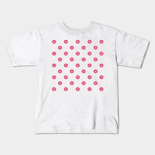 Cute pink circle pattern Kids T-Shirt